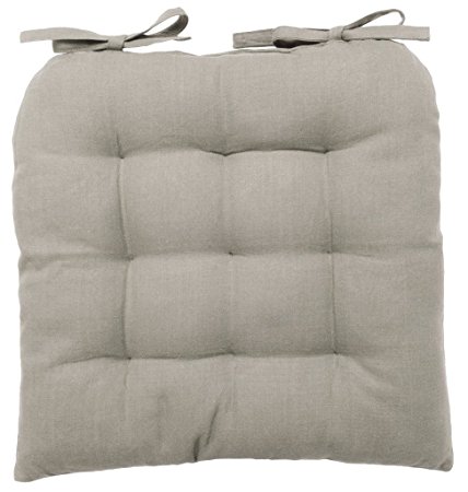 vanki Soft Chair Cushion / Pad - 14" x 14", Gray