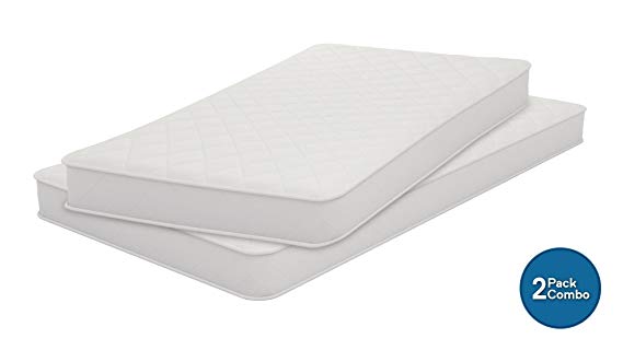 Signature Sleep 6” Coil Mattress made with CertiPUR-US certified foam - Set of 2 Twin Size Mattresses