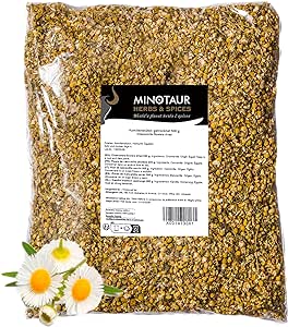 Minotaur Herbs | Veri Fiori di camomilla secchi | 2 x 500g (1 kg) | Camomilla