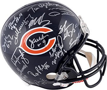 1985 Chicago Bears Team Signed Riddell Replica Helmet with 30 Signatures - Fanatics Authentic Certified