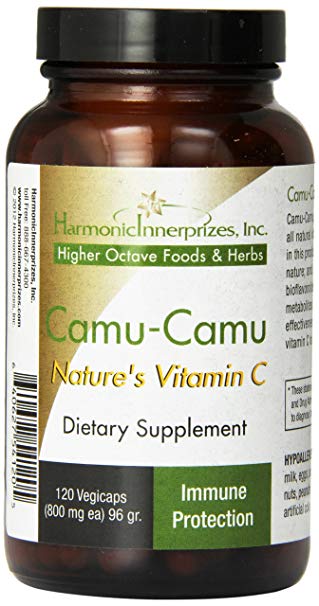 Harmonic Innerprizes Camu-Camu Veggie Capsules, 120 Count