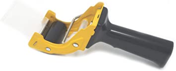 Tag-A-Room Tape-Gun Dispenser Yellow, 2 Inch Industrial Heavy Duty, Hand Held - Easy Side Loading, Packing and Moving Supply