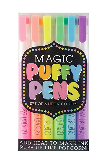 OOLY is now newly OOLY, Magic Puffy Pens, Set of 6 (132-061)