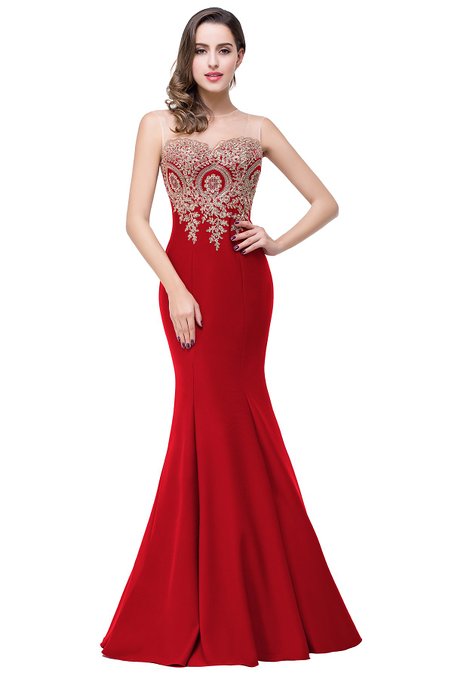 Babyonlinedress® Mermaid Evening Dress for Women Formal Long Prom Dress