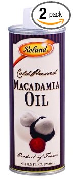 Roland Virgin Macadamia Oil 85-Ounce Can Pack of 2