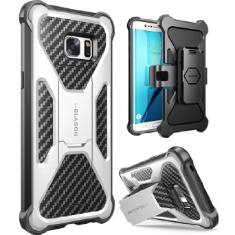 Galaxy Note 7 Case, i-Blason Transformer [Kickstand] Samsung Galaxy Note 7 2016 Release [Heavy Duty] [Dual Layer] Combo Holster Cover case with [Locking Belt Swivel Clip] (White)