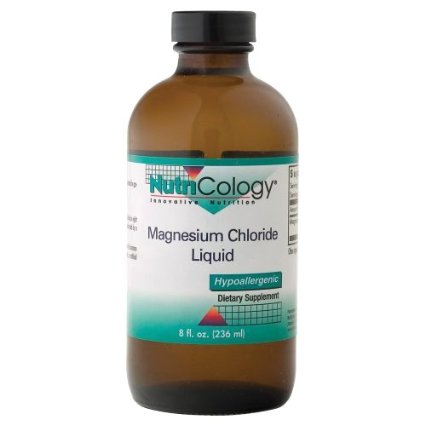 Nutricology Magnesium Chloride Liquid, 8-Ounce Glass Bottle