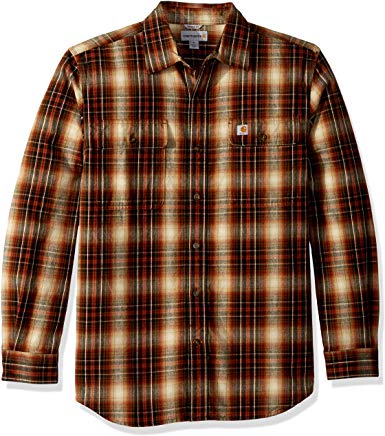 Carhartt Men's Hubbard Plaid Flannel Shirt