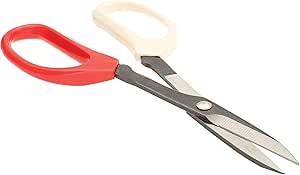 The Beadsmith Plate Shears – Metal Elements – Heavy Duty Scissors – Made of Carbon Steel – 8 Inches/20.3mm Long, 1.75in/44.45mm Cutting Blades – Cuts Up to 20 Gauge Metal Sheet Stock