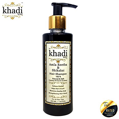 Khadi Global Amla Reetha Shikakai Hair Shampoo 220ml
