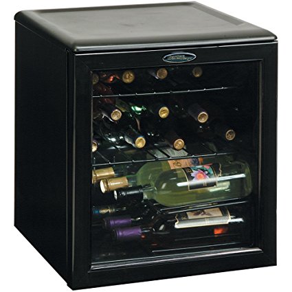 Danby DWC172BL 1.8-Cu.Ft. 17-Bottle Counter-Top Wine Cooler, Black