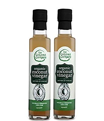 The Coconut Company Organic Coconut Vinegar with Mother of Vinegar 250 ml, Quantity:2 Bottles