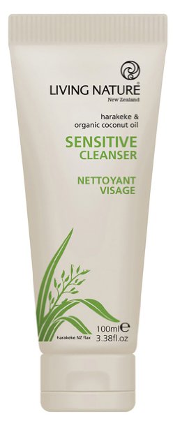 Facial Cleanser With Organic Virgin Coconut Oil and Harakeke Flax Extract - Gently Removes Makeup and Skin Debris Without Irritation - This is The Best Natural Anti Aging Face Wash by Living Nature