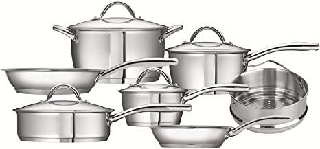 Tramontina Professional Cookware 7 Pieces Set,Silver