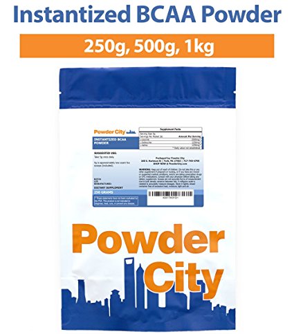 Powder City Instantized BCAA Powder (500 Grams)