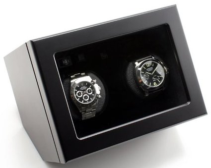Heiden Prestige Dual Watch Winder - Black