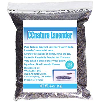 CCnature Organic Lavender Flowers Dried Lavender Buds Culinary Grade 4oz