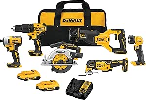 DEWALT 20V MAX* BRUSHLESS 6 Tool Kit (DCK675D2)