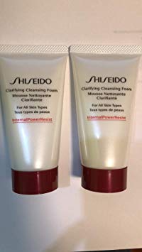 Shiseido Clarifying Cleansing Foam for All Skin Types Deluxe Travel size 50 ml x 2 = 100ml