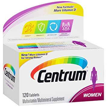 Centrum Women Multivitamin/Multimineral Supplement (120-Count Tablets)