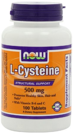 NOW Foods L-Cysteine 500mg 100 Tablets