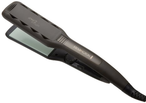 Remington S7230 Wet 2 Straight Flat Iron with Soy Hydra Complex, 2-inch, Black