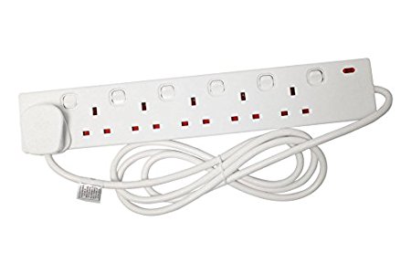 6 Socket individually switched extension