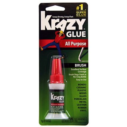 Krazy Glue KG92548R Instant Krazy Glue 0.18-Ounce All Purpose Brush