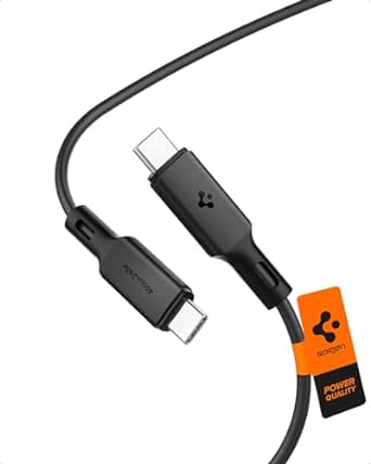 Spigen ArcWire Thunderbolt 4 kabel 240W Schnellladung usb c auf usb c kabel 6,6/2 m 40Gbps Datenübertragung PD3.1 EPR USB4 Gen3 für Apple MacBook Pro Air Dell XPS HP Lenovo ThinkPad Asus Laptop iPad