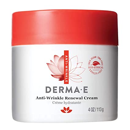 DERMA E Anti-Wrinkle Renewal Cream with Vitamin A Retinyl Palmitate 4oz