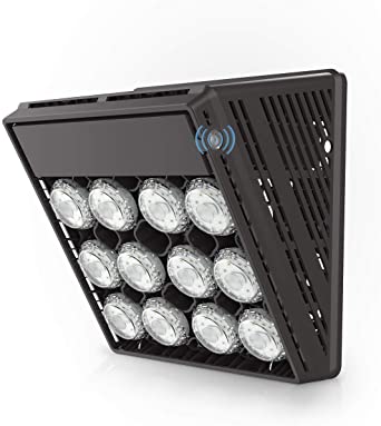 SANSI 70W LED Wall Pack Light with Dusk to Dawn Photocell, Daylight 5700K 7000lm (515W Incandescent Equivalent) IP66 Waterproof Super Bright Commercial Industrial Outdoor Security Lighting