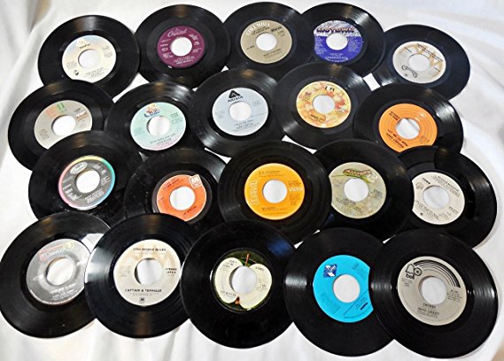(25) 7" Vinyl Records for Crafts & Decoration