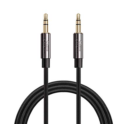 3.5mm Aux Cable, CableCreation 3.5mm Male to Male Auxiliary Cord Stereo Audio Cables Compatible iPhones, Tablets, Headphone, Home/Car Stereos & More, 6Feet/ 1.8M