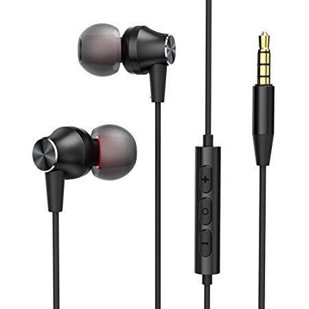 VAVA MOOV 12 Wired Earphones with Dual Drivers for Balanced Sound (Stable In-Ear Comfort, Noise Cancellation, Built-In Mic, Metal Construction, TPE Wiring, iOS & Android Compatibility, Hands-Free Operation)