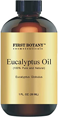 100% Pure Eucalyptus Oil - Premium Eucalyptus Essential Oil for Aromatherapy, Massage, Topical & Household Uses - 1 fl oz (Eucalyptus)