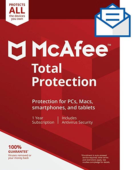McAfee Total Protection - Unlimited Devices [Activation Card by Mail]