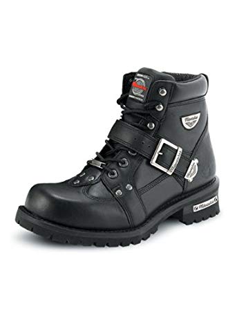 Milwaukee Motorcycle Clothing Company Men's Road Captain Motorcycle Boots (Size 8)