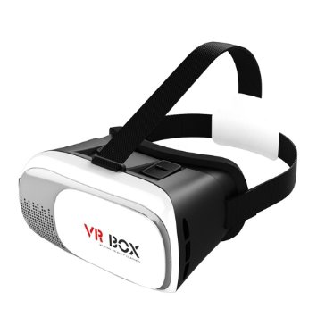3D VR Glasses Virtual Reality Headset 3D VR Box Glasses with Adjustable Strap for 3.5-6" IOS Android Smartphone 3D Movies and Games for Mother's Day