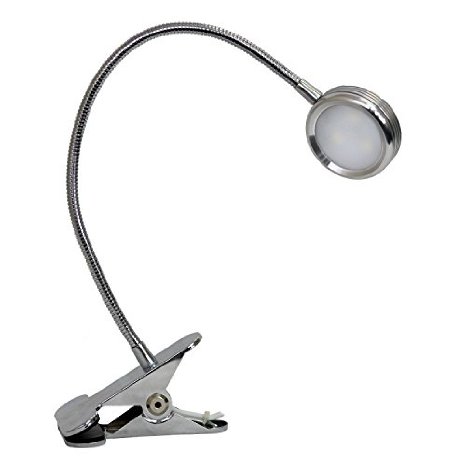 Simple Designs LD2000-CHR High Power LED Clip Lamp Light Chrome