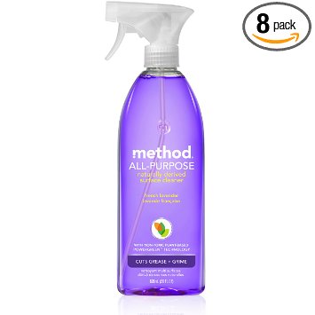 Method All Purpose Cleaning Spray 28oz, French Lavender(Pack of 8)