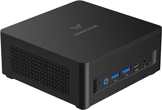 MINISFORUM UM690 Pro Mini PC AMD Ryzen 9 6900HX DDR5 32GB RAM 1TB PCIe4.0 SSD Micro PC, 2X USB4(8K)   1x HDMI   1x DP Outputs 2.5G LAN WiFi6E BT5.3 2xSSD Slot, Radeon 680M Graphics Desktop Computer