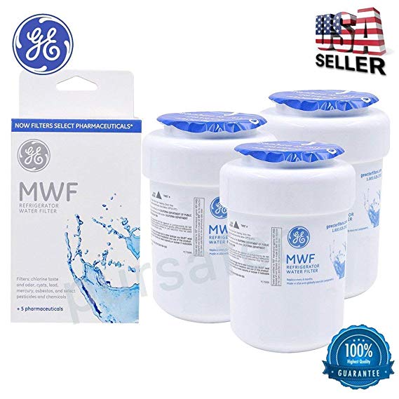 3PACK Genuine GE MWF MWFP 46-9991 GWF HWF WF28 Smart Water Fridge Water Filter New