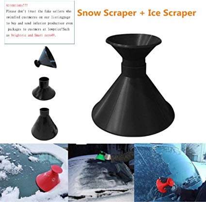 Babyyon  Ice Scraper Magic Scraper Windshield Ice Scraper Snow Scraper Snow Removal Tools (#2)