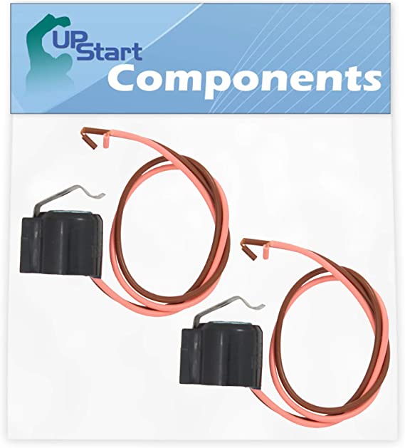 2-Pack W10225581 Defrost Thermostat Replacement for Whirlpool WPW10225581 Refrigerator - Compatible with W10225581 Defrost Bimetal Thermostat - UpStart Components Brand