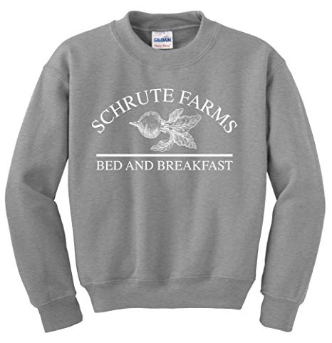Asher's Apparel Schrute Farms Beets Bed and Breakfast Sweatshirt Sweater Pullover - Unisex