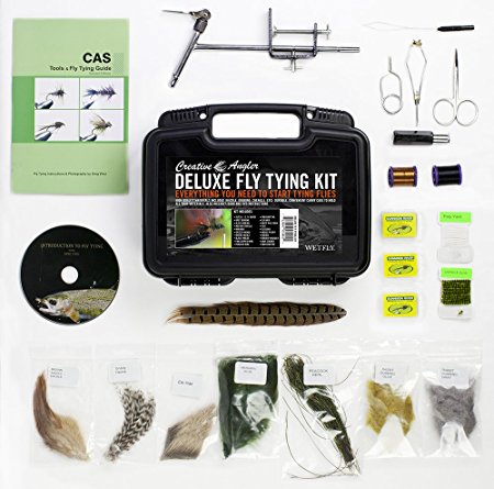 Creative Angler Deluxe Fly Tying Kit for Tying Flies. Our most popular Fly Tying Kit
