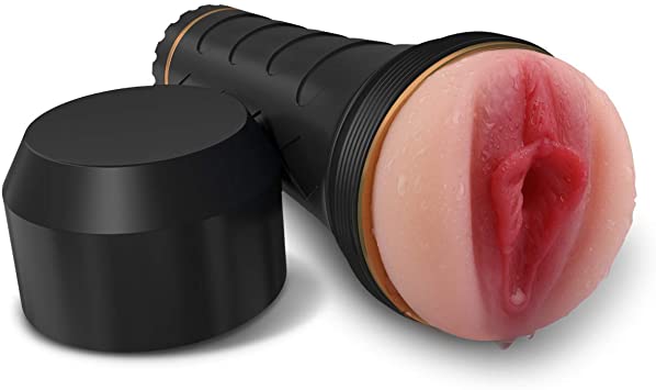 Male Masturbators Cup, Pocket Pussy with Realistic Texture for Intense Stimulation, Detachable Masturbation Vagina Cup Adult Sex Toys(Dark)