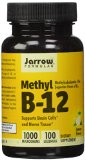 Jarrow Formulas Methyl-B12 Lemon Flavor 1000mcg 100 Lozenges