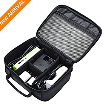 Electronics Travel Organizer Bag Hard Drive Case for Various USB, Phone, Cable, Chargers, Memory cards and Sleeve Pouch Fits for iPad Mini etc.