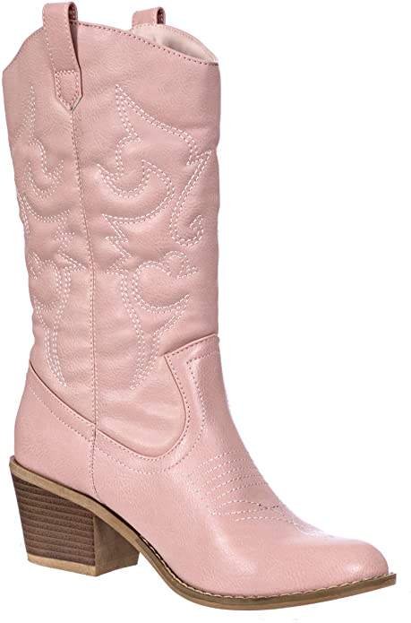 Charles Albert Women's Embroidered Modern Western Cowboy Boot